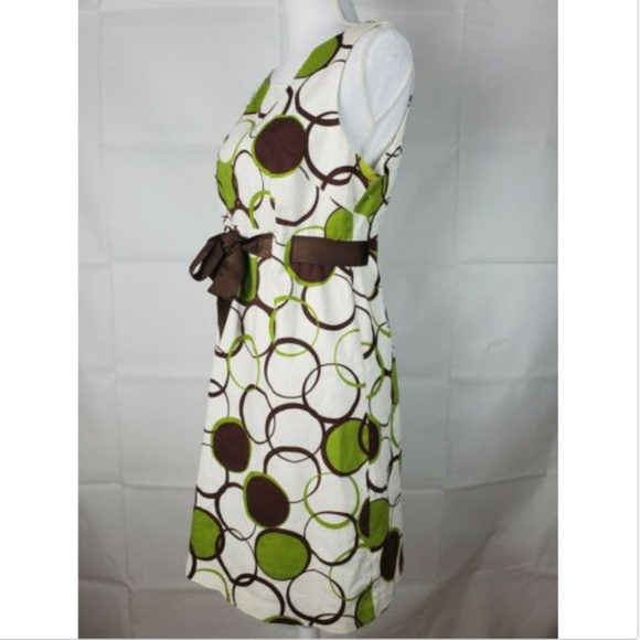 Jessica Howard Sz 10 Dress Mini Tie Waist White - Picture 4 of 7